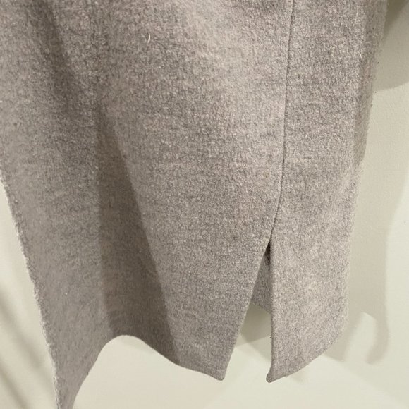 WILFRED MERINO WOOL HEATHER GREY COAT SIZE SMALL - Picture 8 of 11